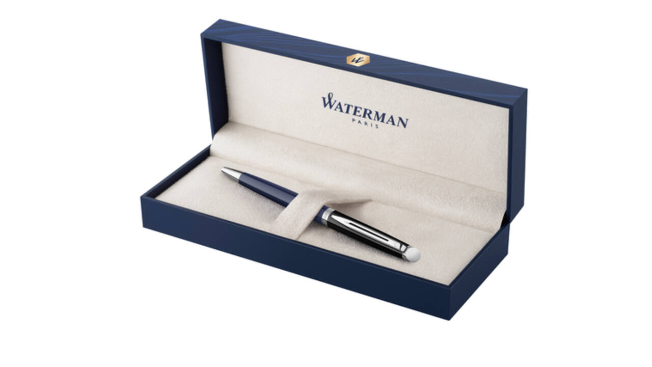 Balpen Waterman Hémisphère Colour Blocking black en blue CT medium