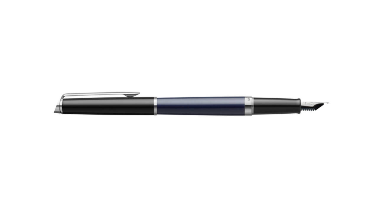 Vulpen Waterman Hémisphère Colour Blocking black en blue CT fijn