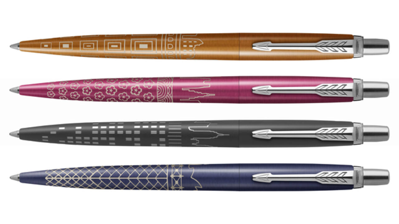Balpen Parker Jotter special edition Rome bronze CT medium