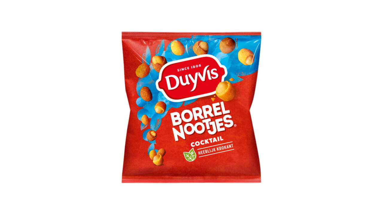 Borrelnootjes Duyvis cocktail zak 275gr