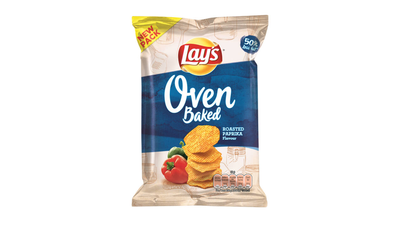 Chips Lay's Oven roasted paprika zakje 35gr