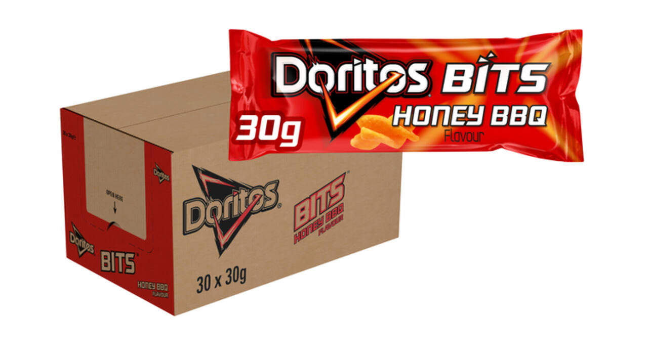 Chips Doritos Bits twisties honey bbq zak 30gr
