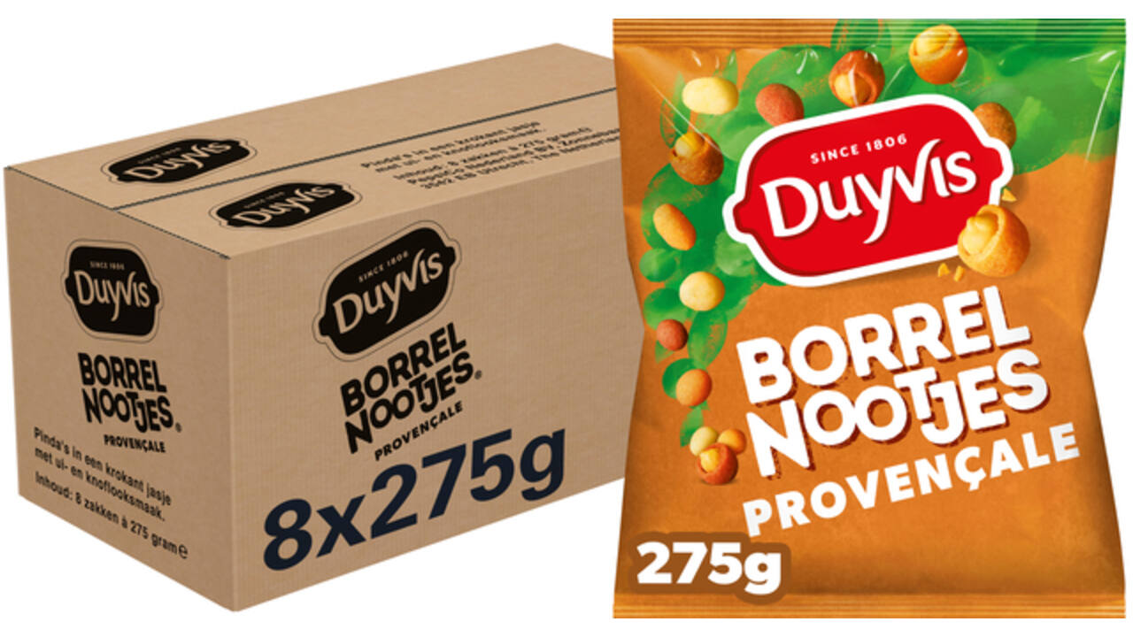 Borrelnootjes Duyvis provencale 275gr