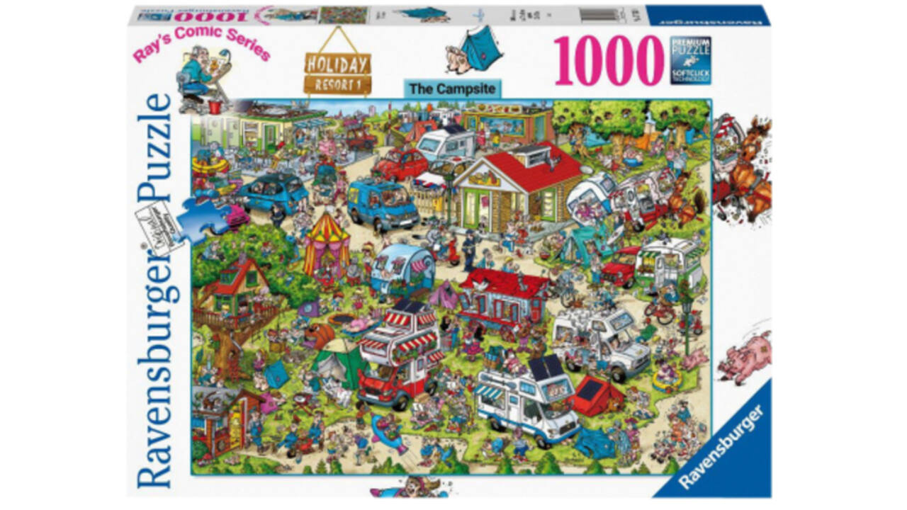 Puzzel Ray Comics Holiday resort 1 The campsite 1000 stukjes