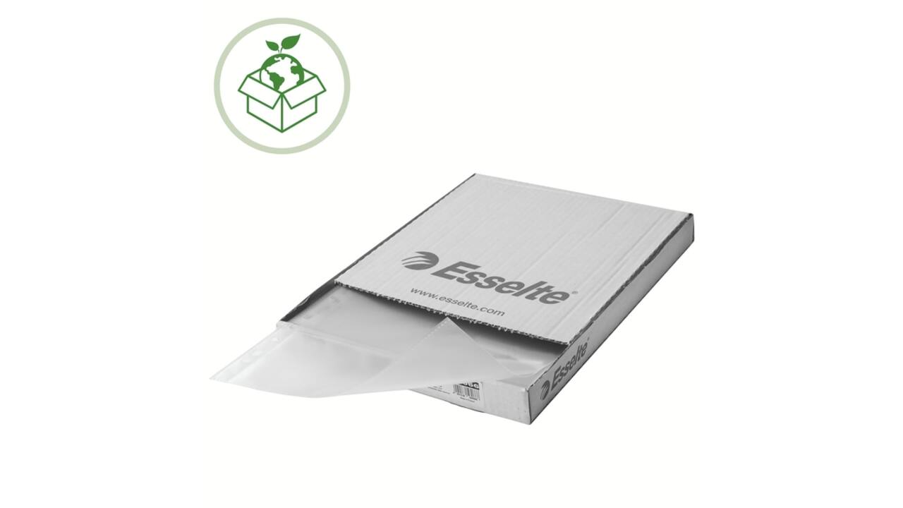Showtas Esselte recycle PP A4 100µ 11-gaats 50 stuks