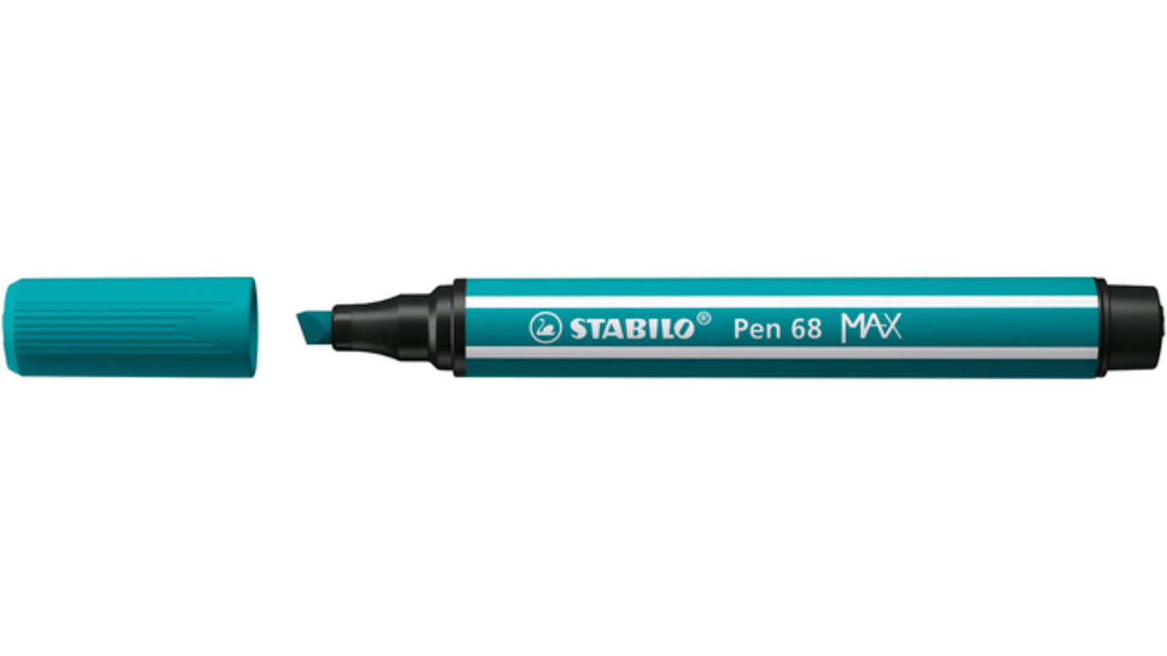 Viltstift STABILO Pen 68/51 Max turquoiseblauw