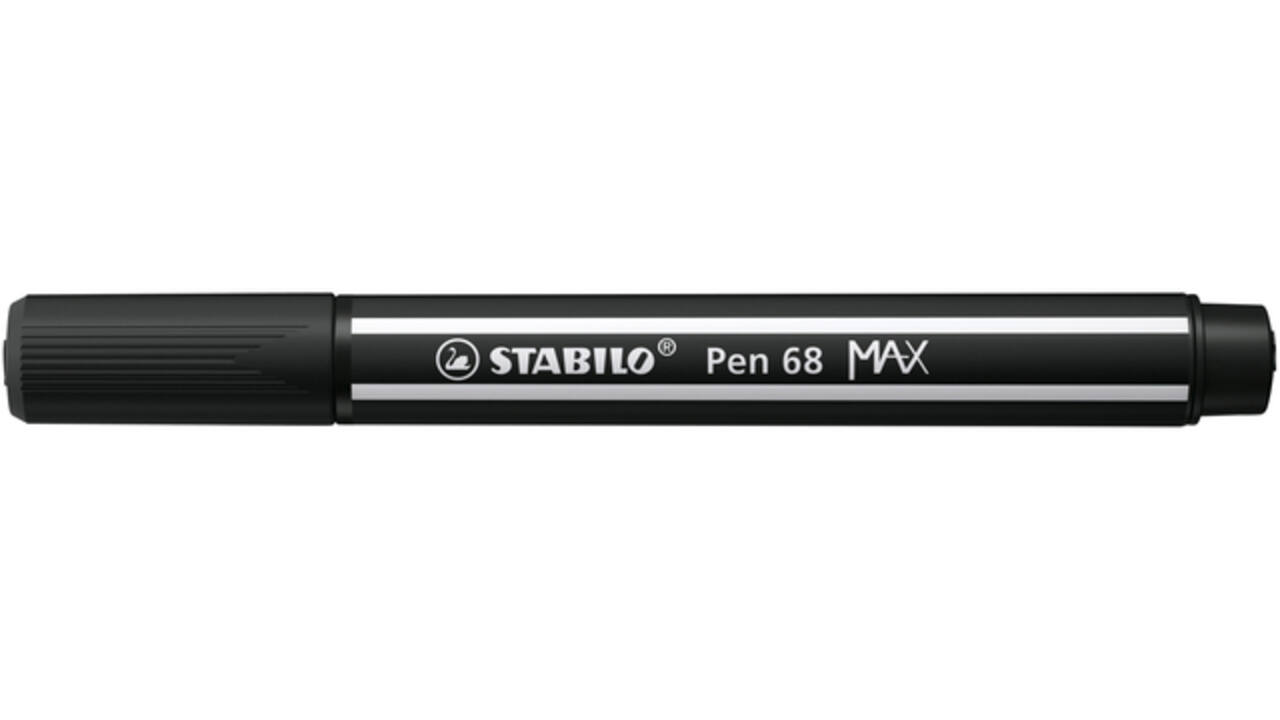Viltstift STABILO Pen 68/46 Max zwart