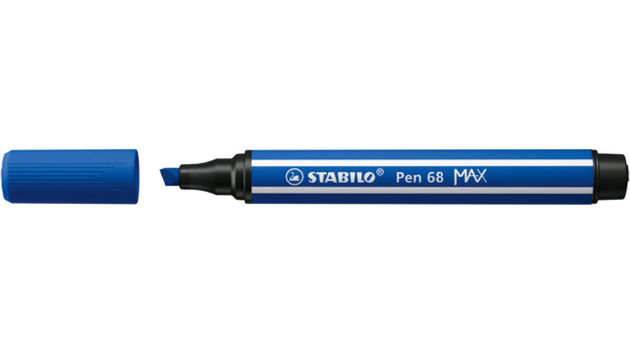 Viltstift STABILO Pen 68/32 Max donkerblauw