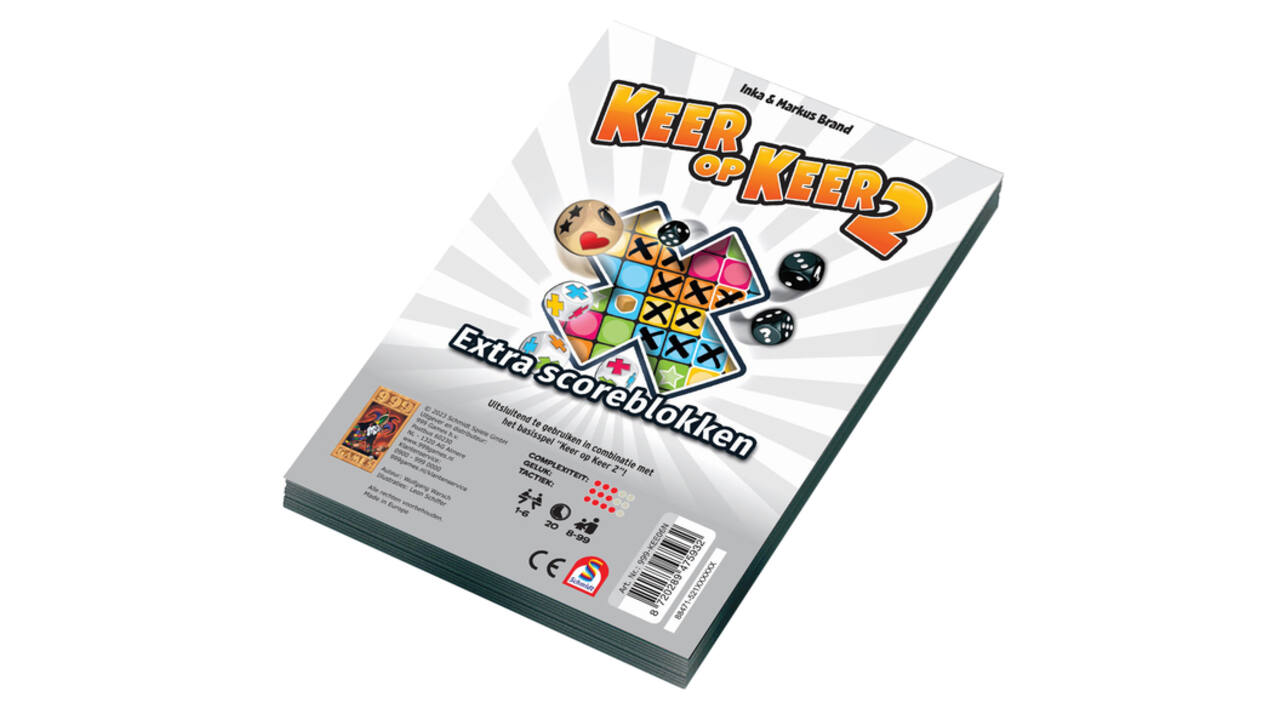 Scoreblok Keer op Keer 2 twee stuks Level 1