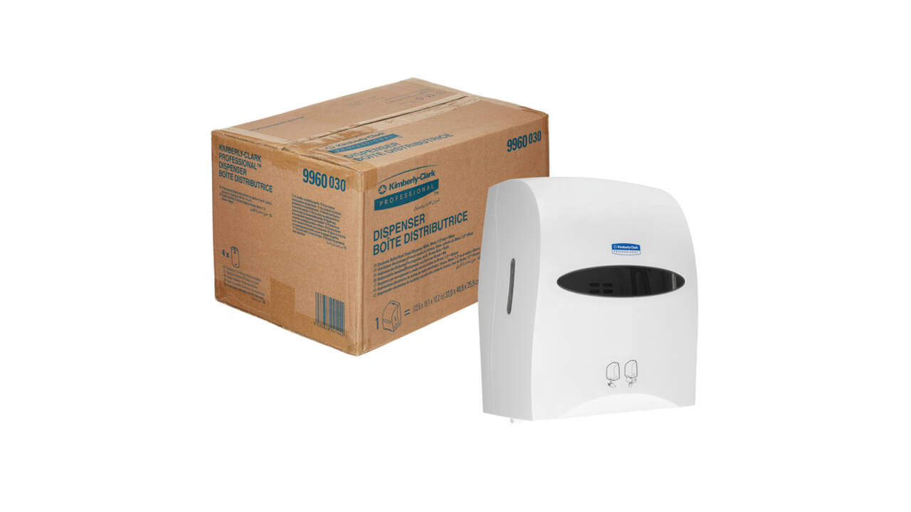 Handdoekroldispenser Kimberly Clark Professional elektrisch wit 9960