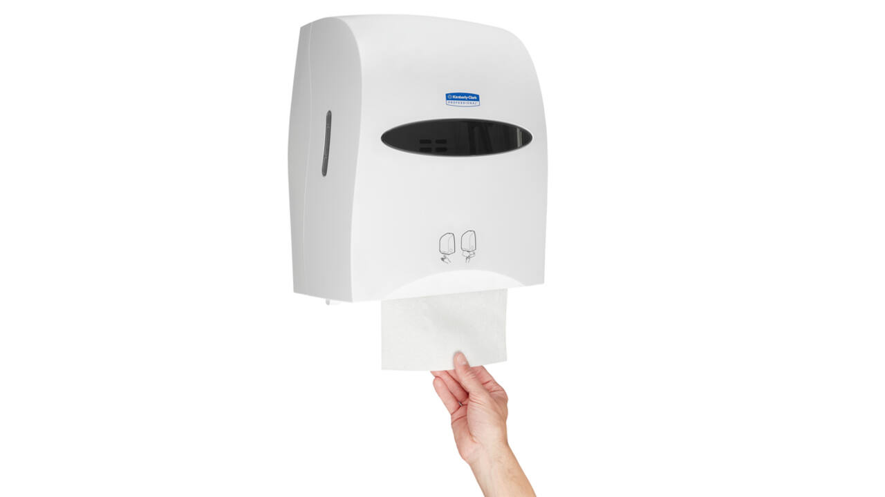 Handdoekroldispenser Kimberly Clark Professional elektrisch wit 9960