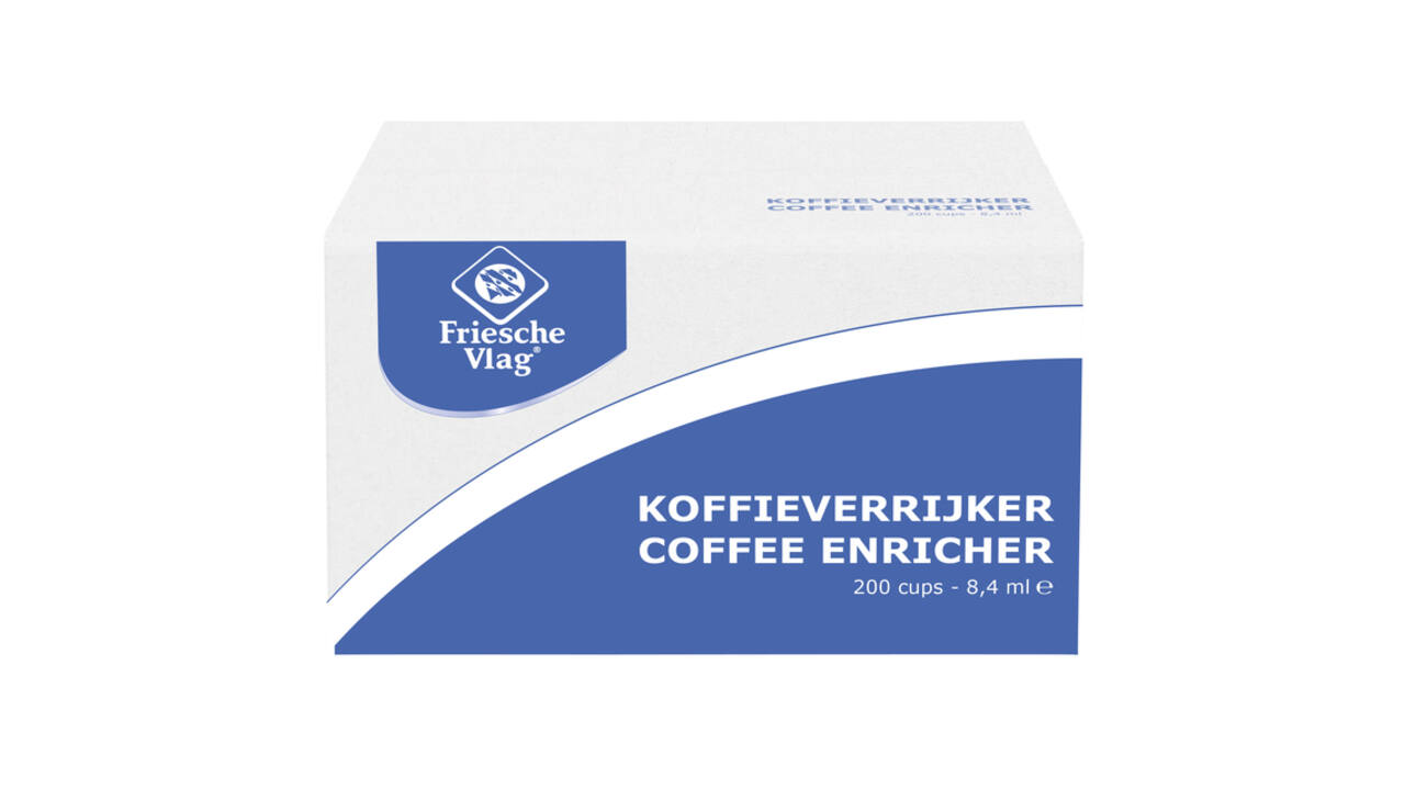 Koffiemelk Friesche Vlag aluminium cupjes 9gr 200 stuks