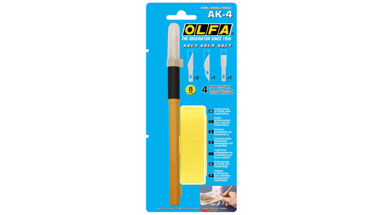 Precisiesnijmes Olfa AK-4 Pro blister à 1 stuk