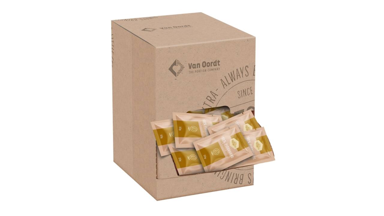 Pindakaas van Oordt 100% 100x20 gram