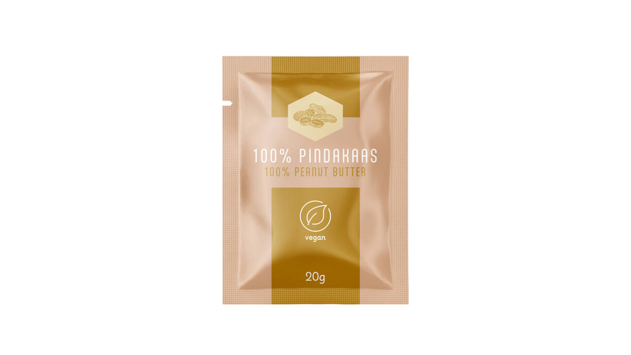 Pindakaas van Oordt 100% 100x20 gram