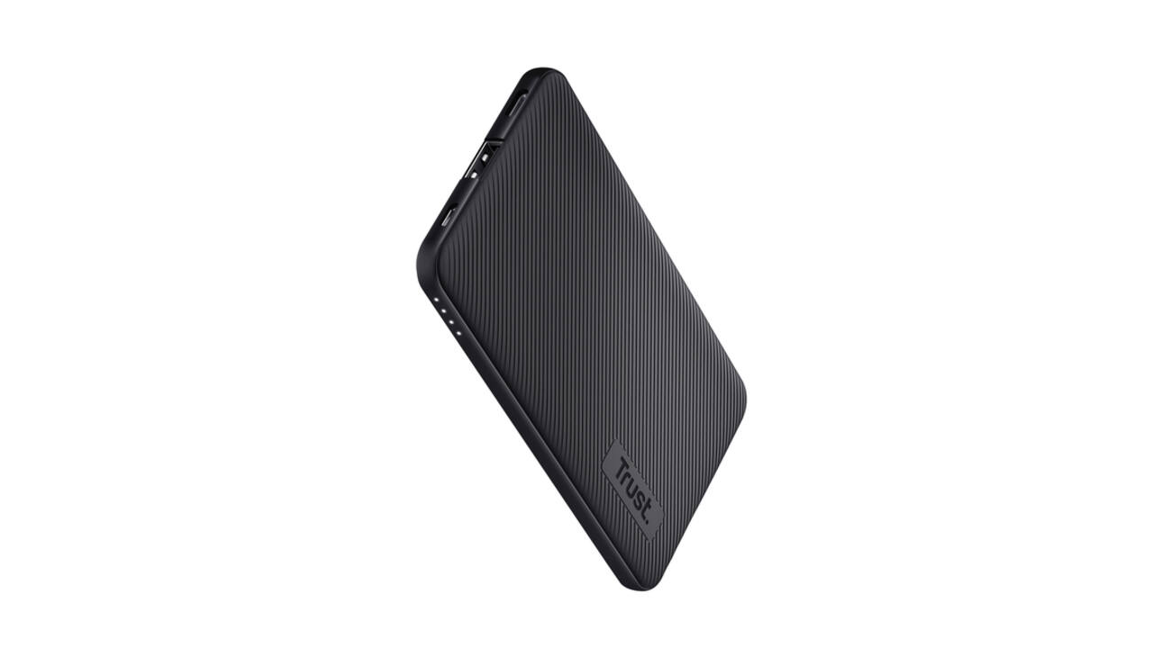 Powerbank Trust Primo 5.000 mAh eco zwart