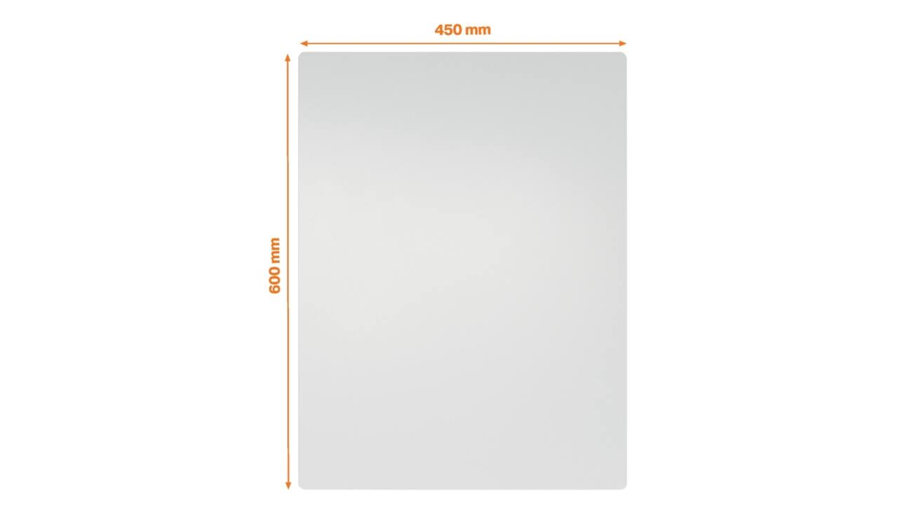Whiteboard Nobo frameloos modulair magnetisch 60x45cm