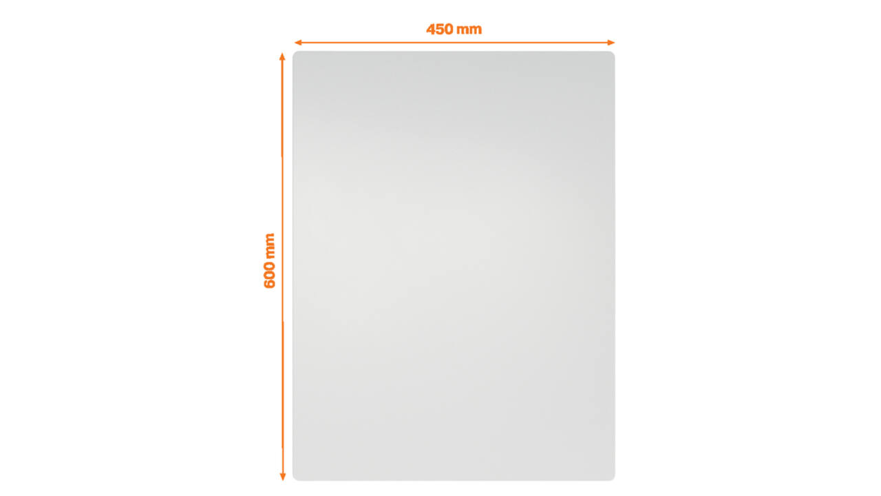 Whiteboard Nobo frameloos modulair magnetisch 60x45cm