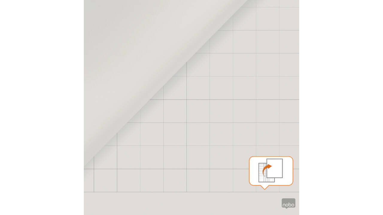 Flipoverpapier Nobo gerecycled 58x81cm dubbelzijdig plano 50vel