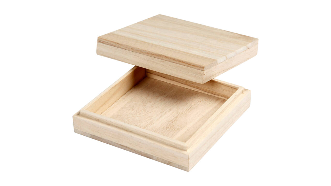 Doos Creativ Company 10x10x3cm hout