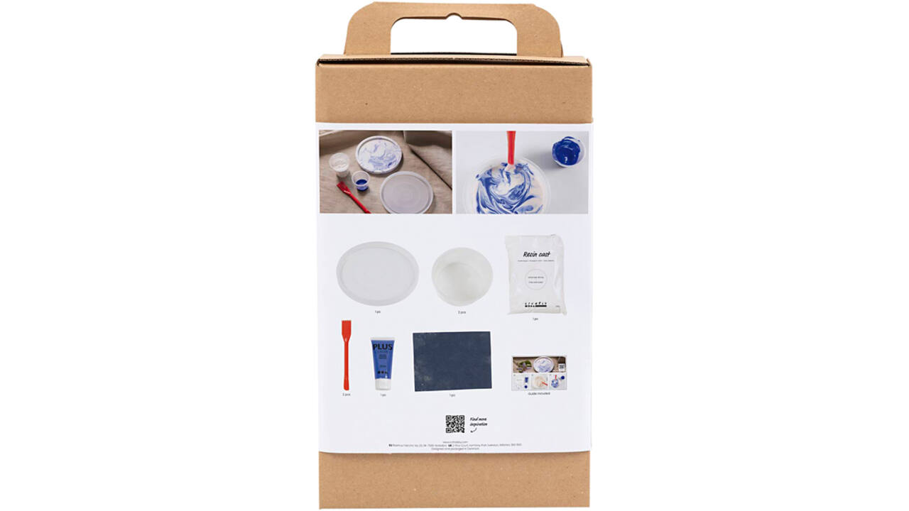 Hobbyset Creativ Company Hars Gieten dienblad met marmereffect