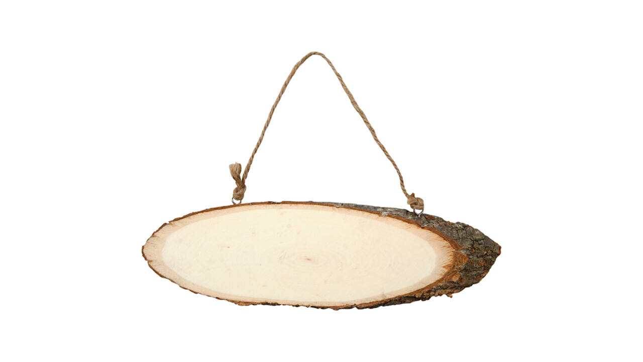 Deurbordje Creativ Company hoogte 6-10cm breedte 23-28cm hout