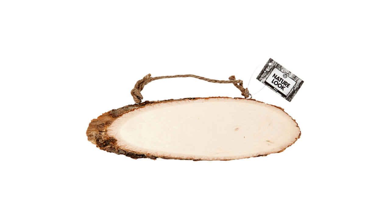 Deurbordje Creativ Company hoogte 6-10cm breedte 23-28cm hout