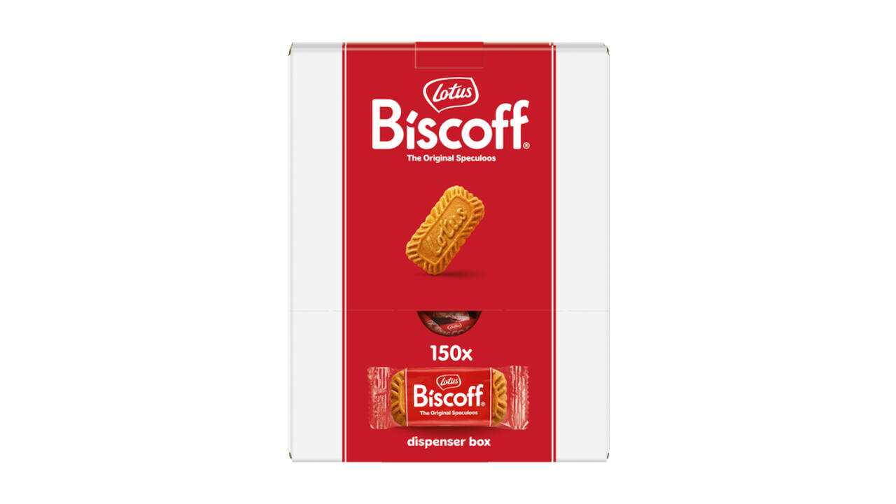 Koekjes Lotus Biscoff speculoos dispenser 150 stuks