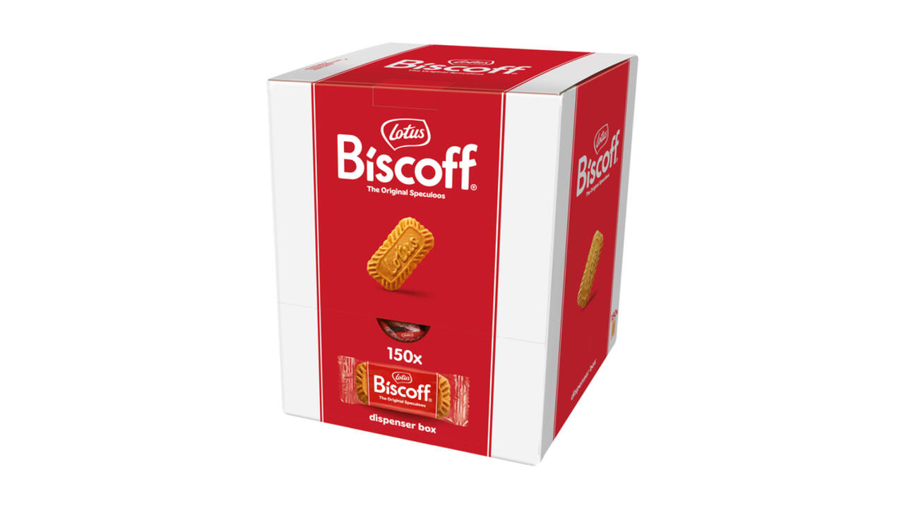 Koekjes Lotus Biscoff speculoos dispenser 150 stuks