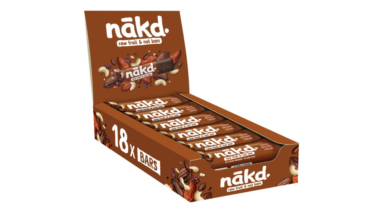 Fruit- en notenreep NAKD cocoa delight 18x35 gram