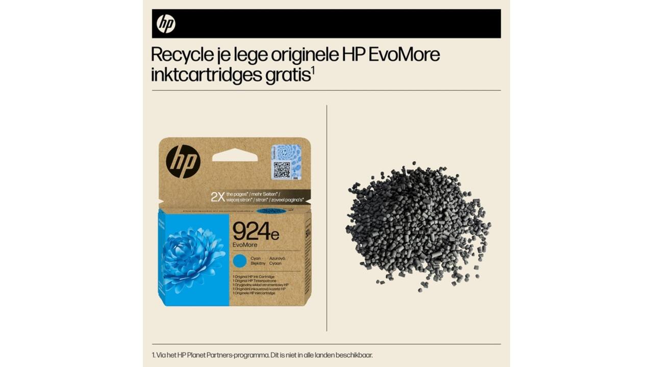 Inktcartridge HP 4K0U7NE 924E Evomore blauw