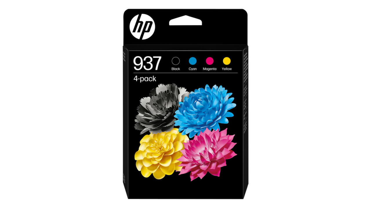 Inktcartridge HP 6C400NE 937 zwart + 3 kleuren