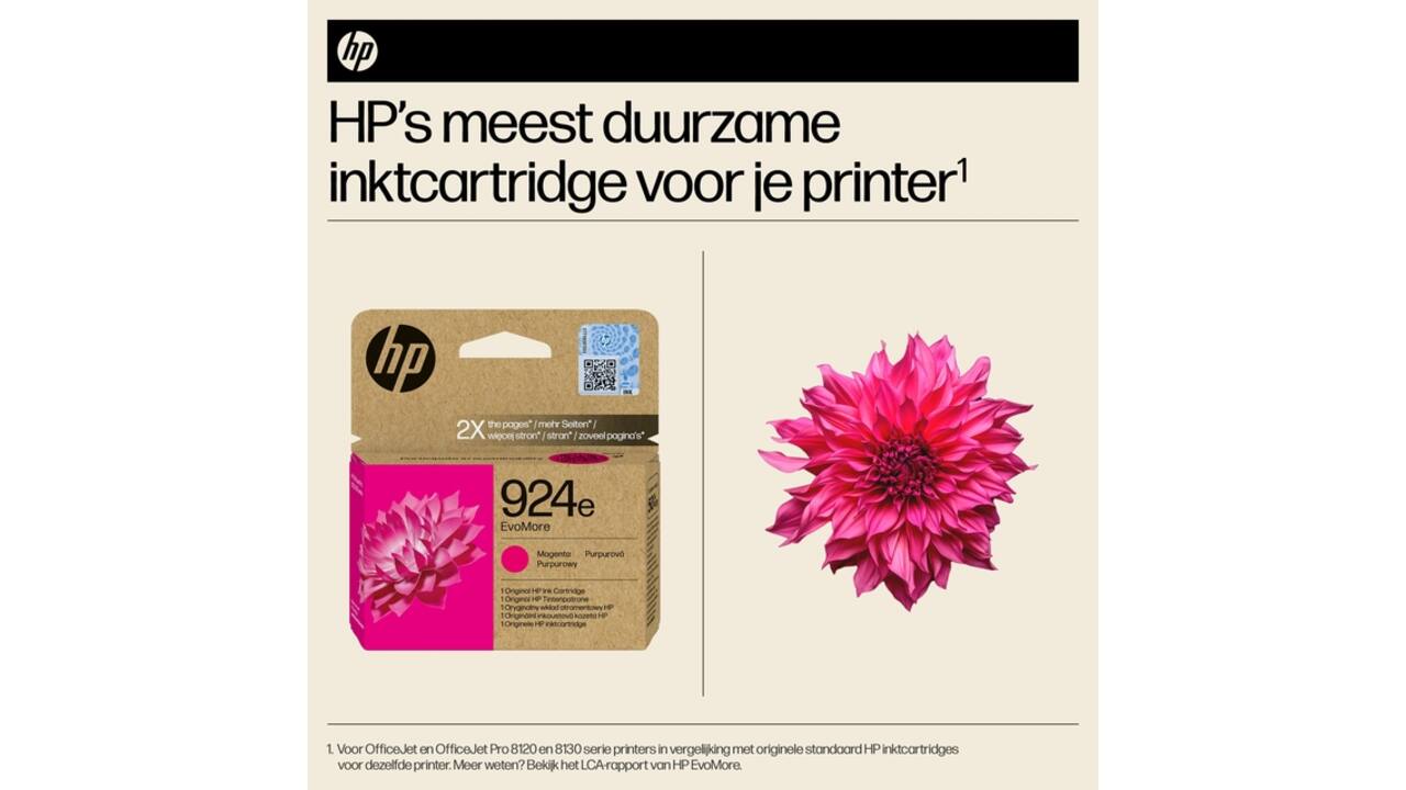 Inktcartridge HP 4K0U8NE 924E Evomore rood