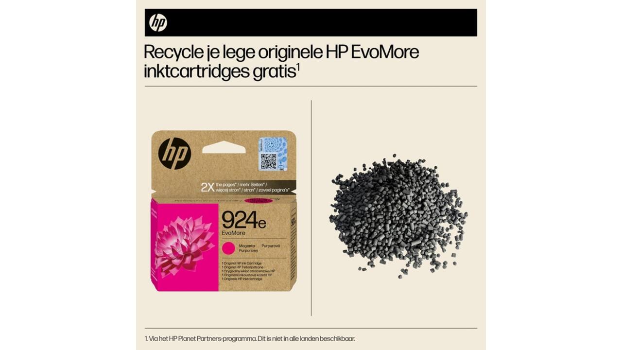 Inktcartridge HP 4K0U8NE 924E Evomore rood