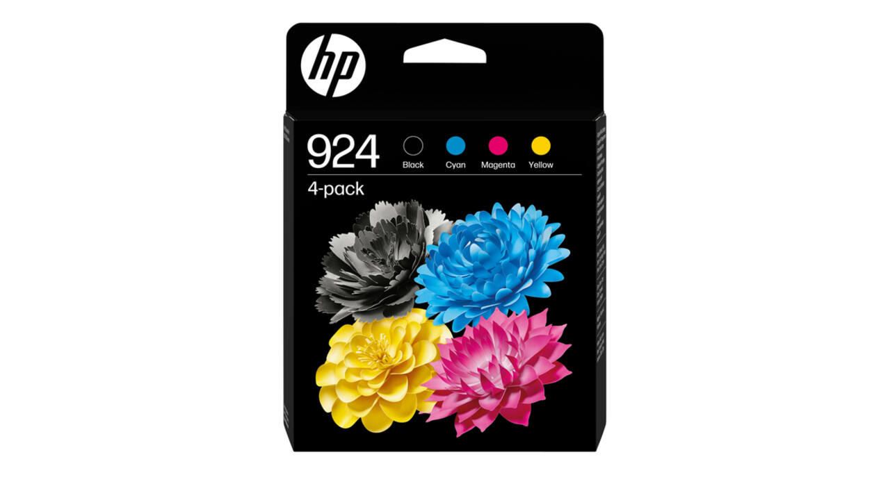 Inktcartridge HP 6C3Z1NE 924 zwart + 3 kleuren