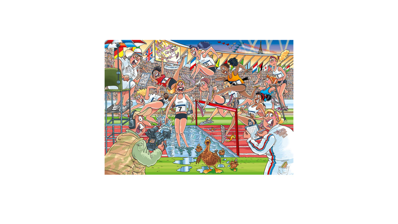 Puzzel Wasgij Original Zomerspelen! 1000 stukjes