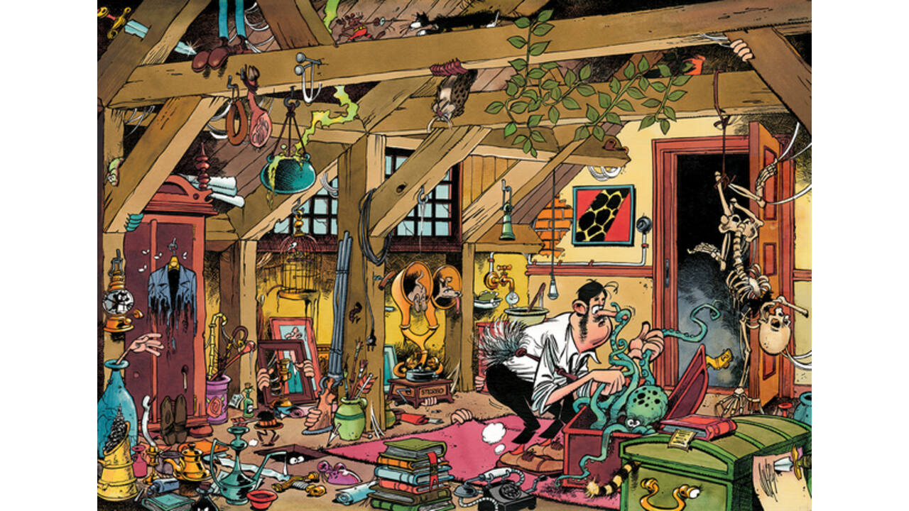 Puzzel Jan van Haasteren Oldtimers - De Vrijgezel 1000 stukjes