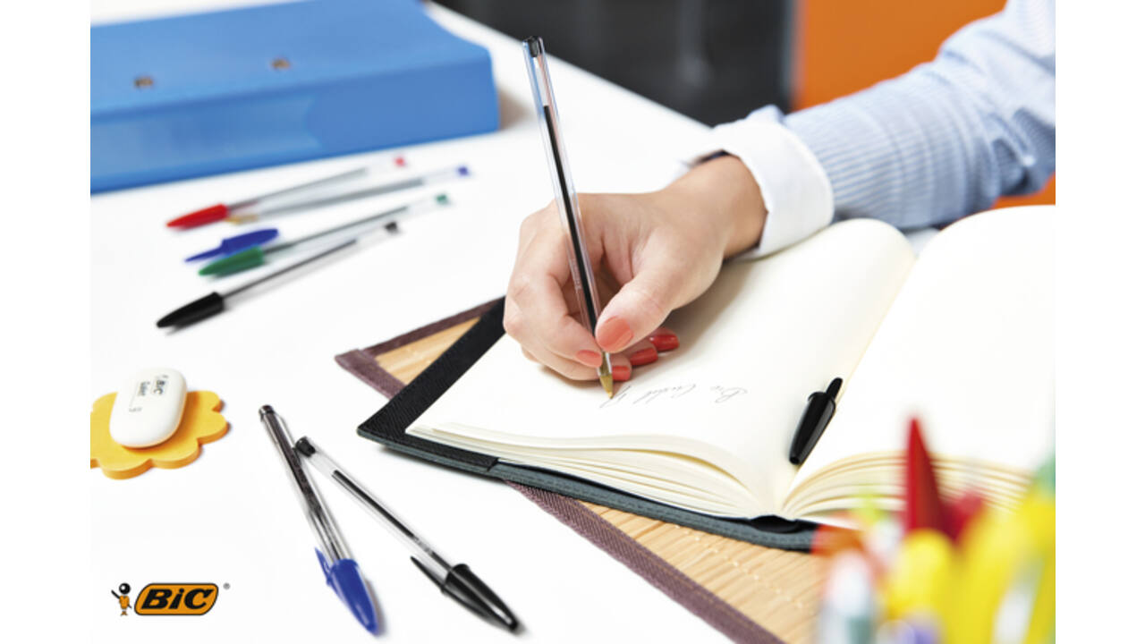 Balpen Bic Cristal medium blauw
