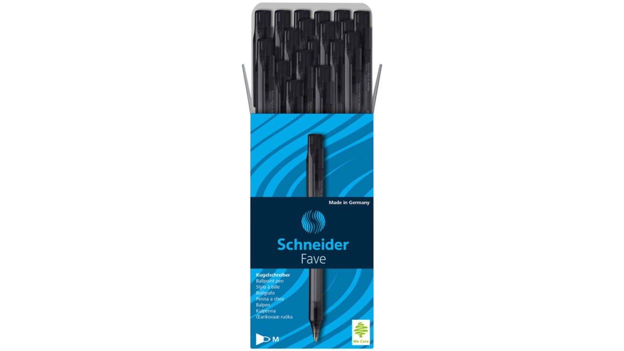 Balpen Schneider Fave medium zwart