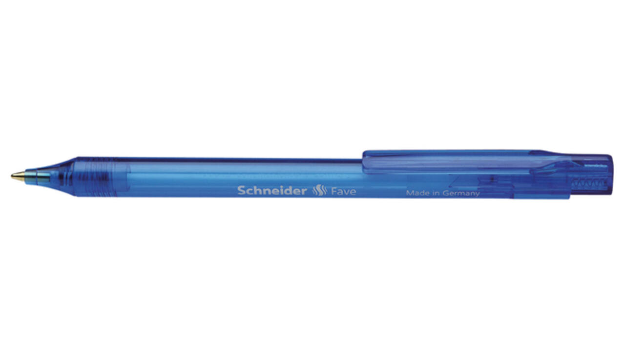 Balpen Schneider Fave medium blauw
