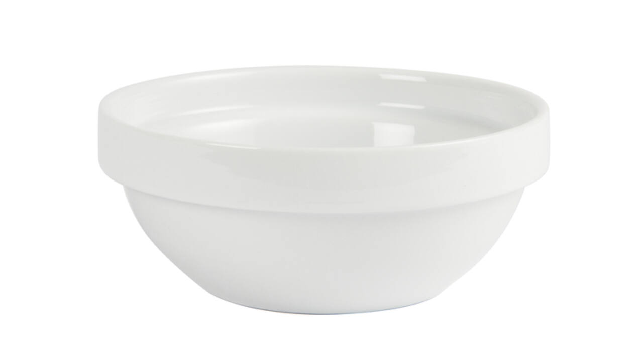 Kom Olympia Whiteware 13 cm doos 12 stuks wit