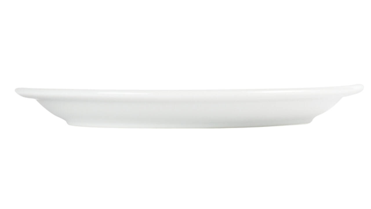 Bord Olympia Whiteware Ø23 cm doos 12 stuks wit