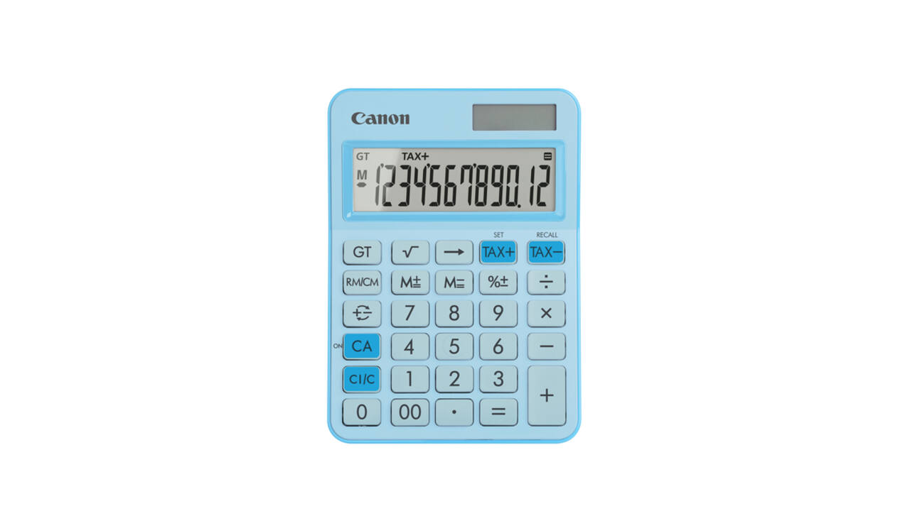 Rekenmachine Canon LS-125KB blauw