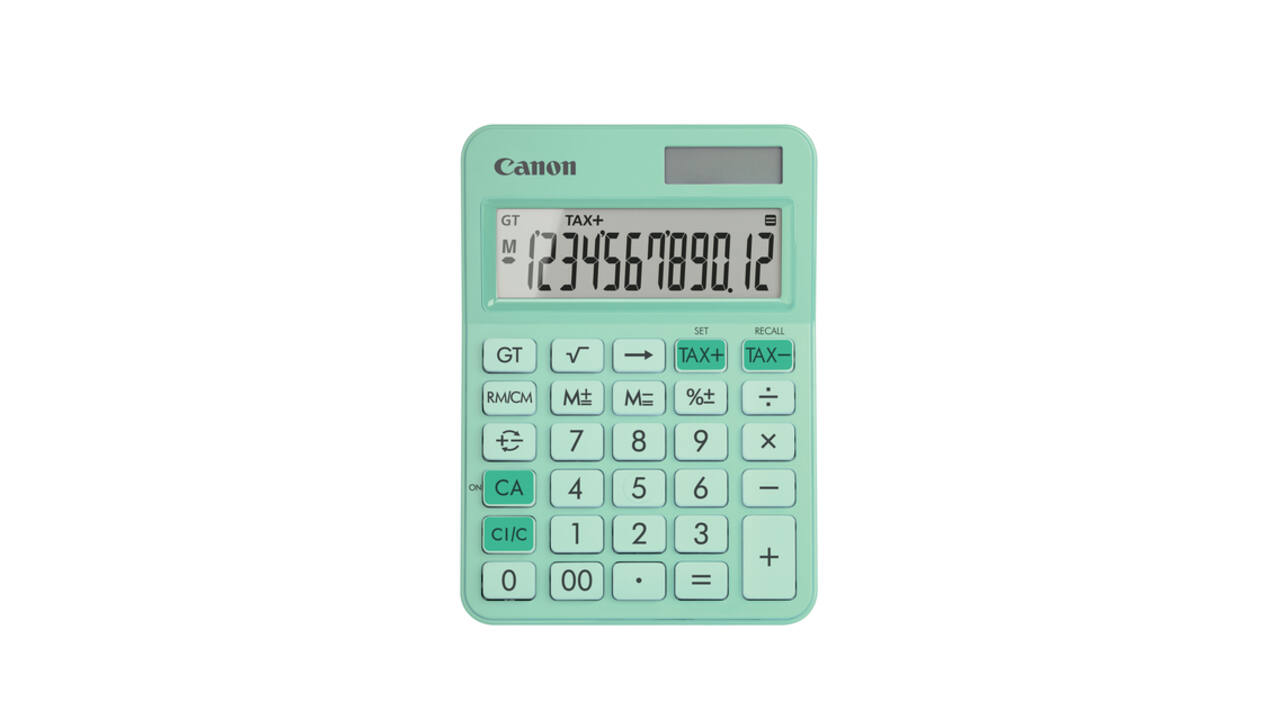 Rekenmachine Canon LS-125KB groen