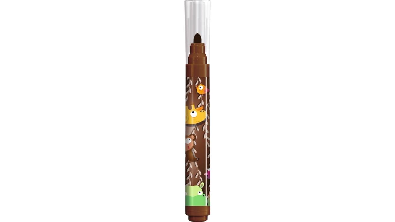 Viltstift Maped Jungle Fever Jumbo set à 12 kleuren
