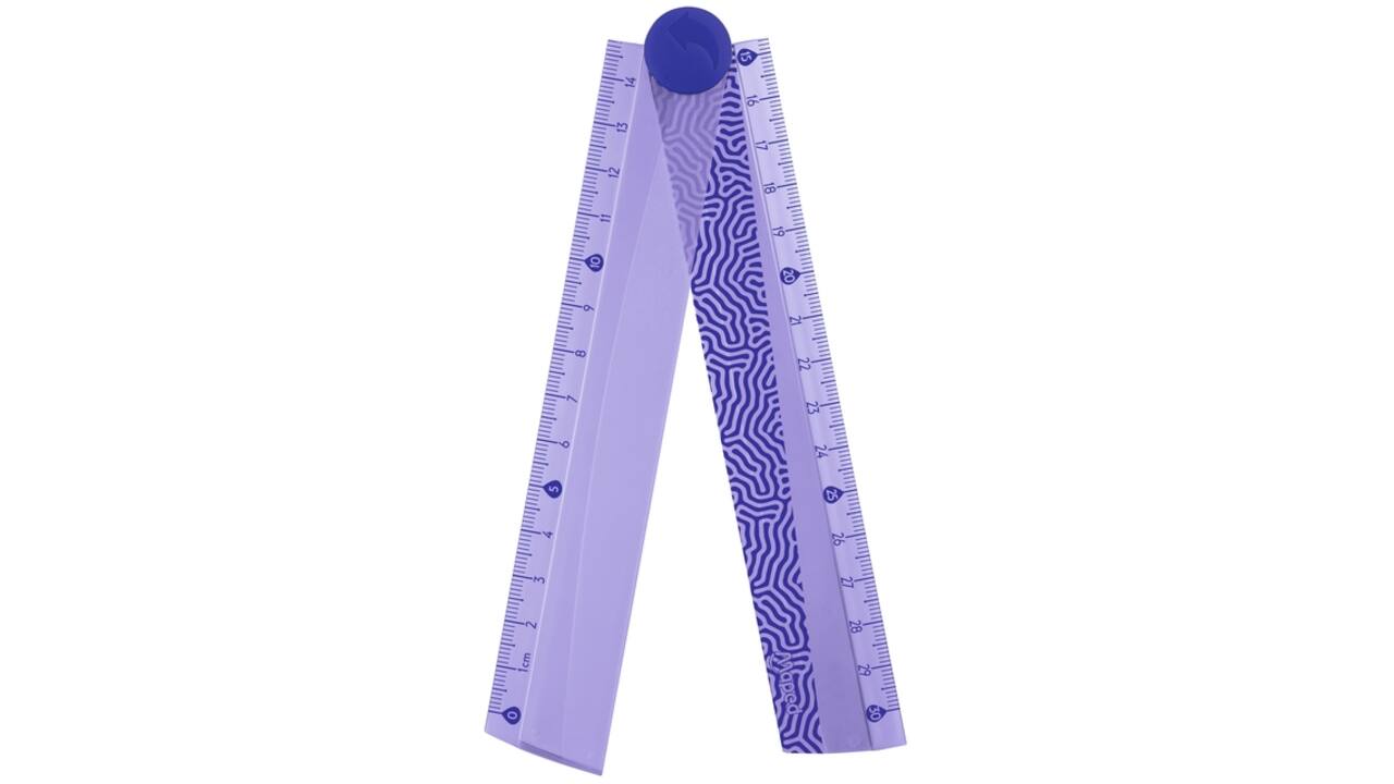 Liniaal Maped Deepsea Paradise opvouwbaar 30cm paars