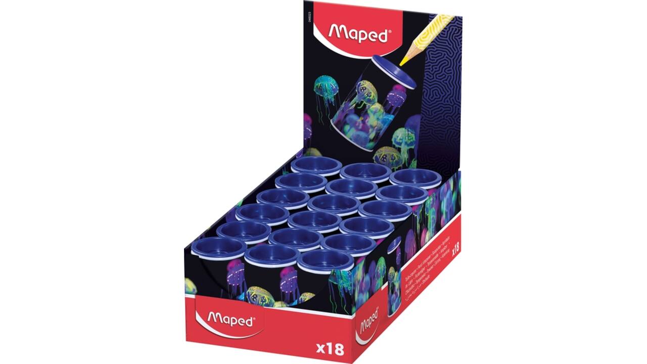 Puntenslijper Maped Deepsea Paradise 1-gaats display à 18 stuks