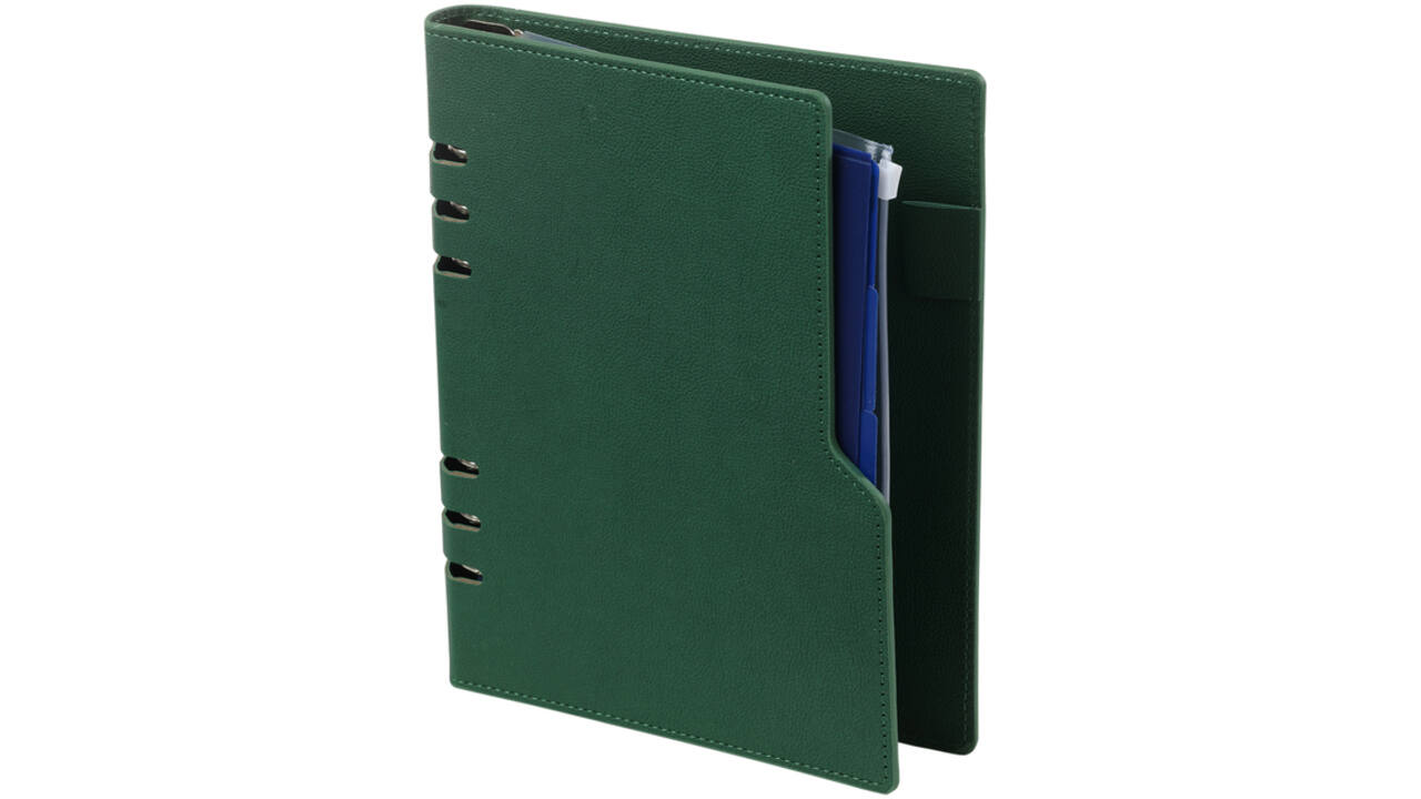 Organizer Kalpa Clipbook A5 inclusief agenda 2026-2027 7dagen/2pagina's groen