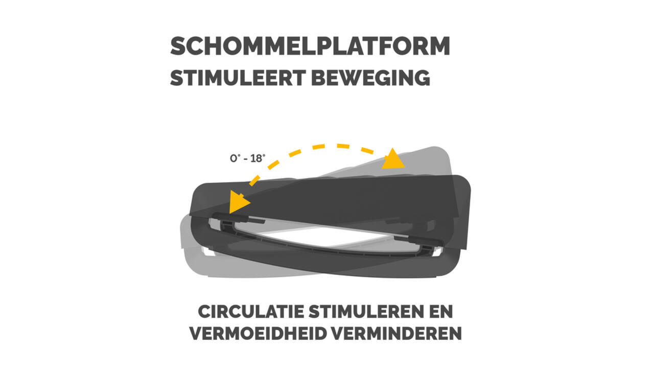 Voetensteun Fellowes Breyta zwart