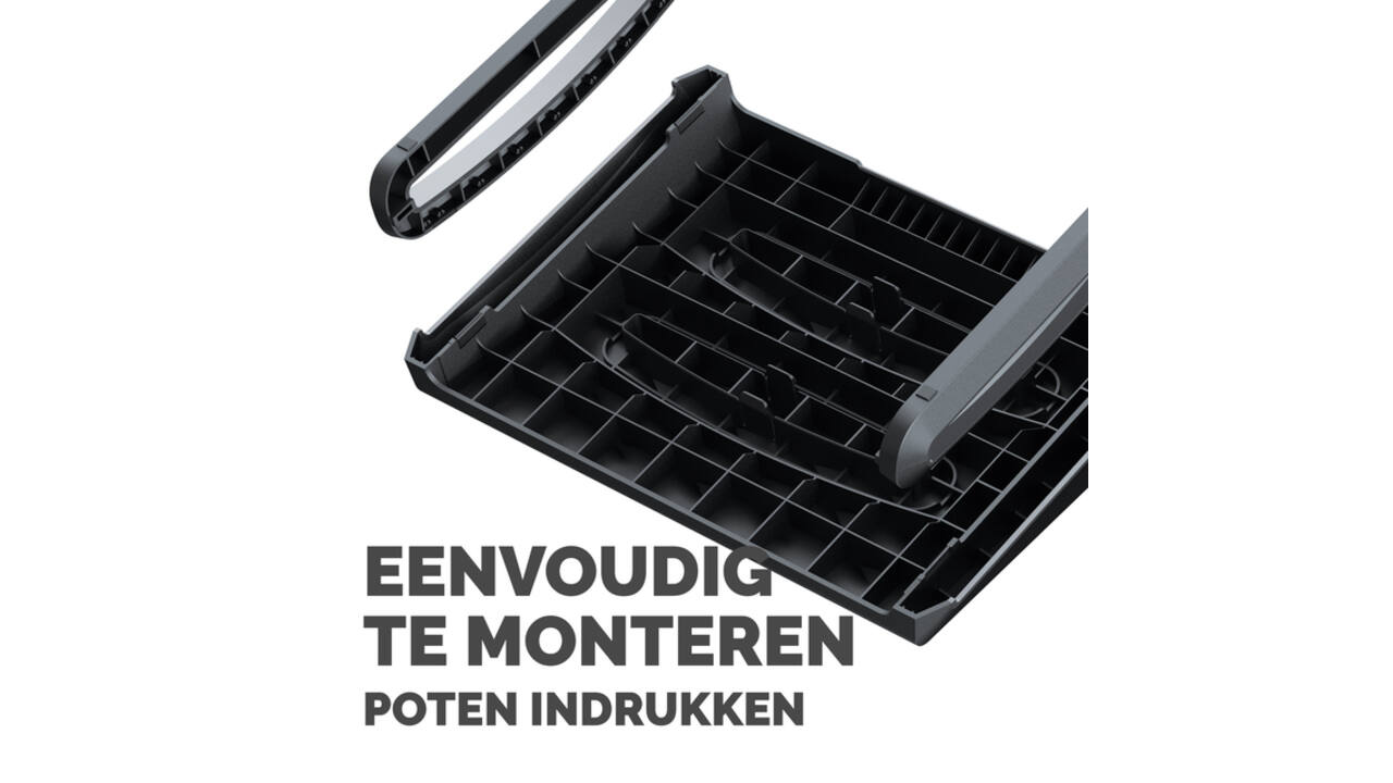 Voetensteun Fellowes Breyta zwart